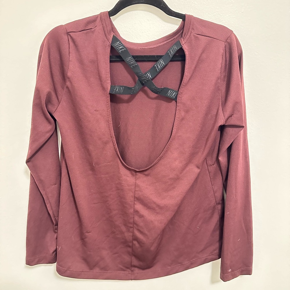 Backless Purple Nike Longsleeve Top